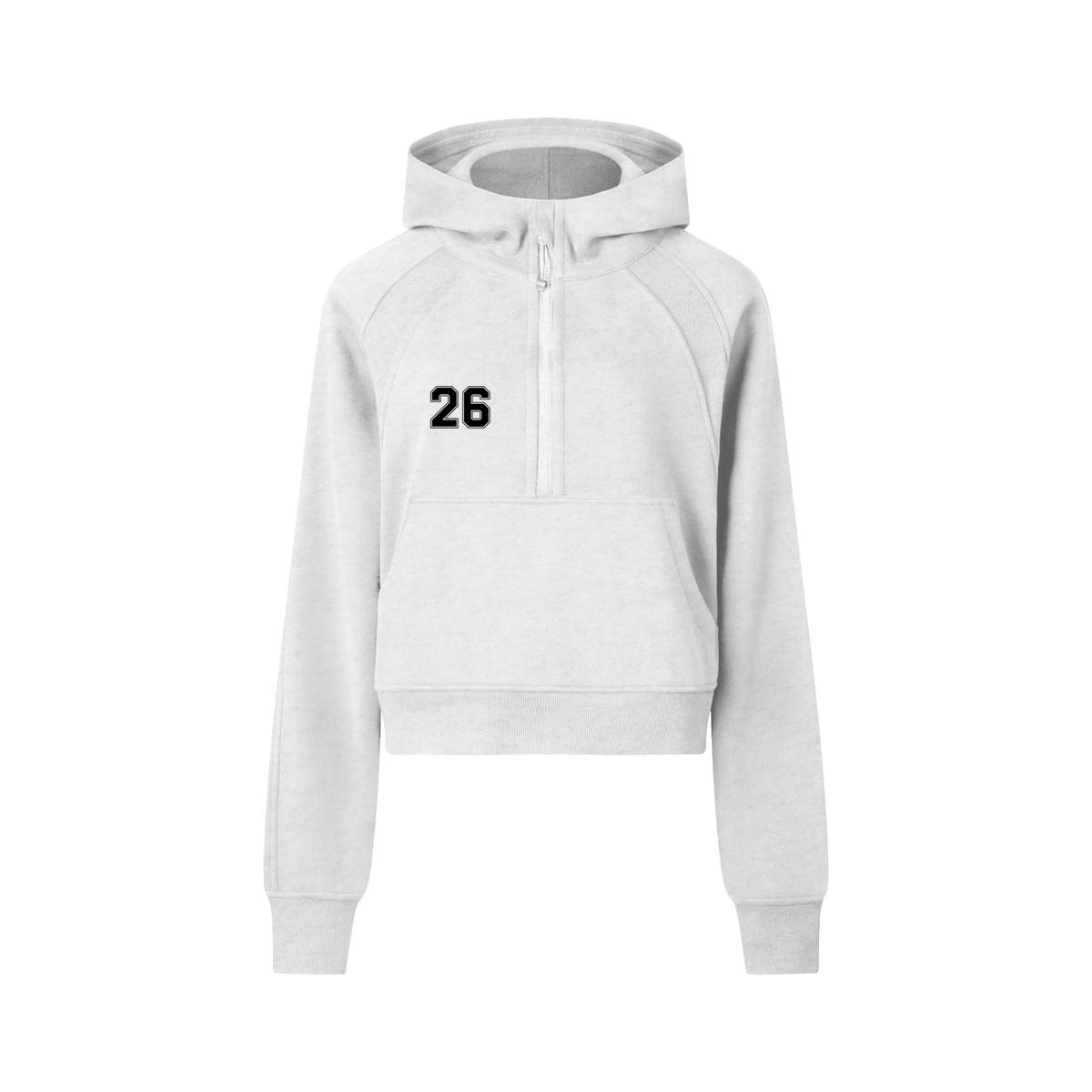 Cropped Half-Zip Hoodie [part of the blossom league collection]