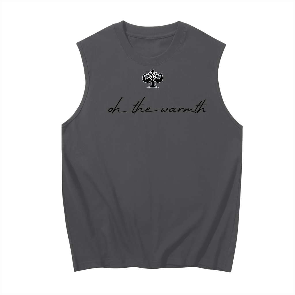Men's Sleeveless Cotton Tank Top { Part of the oh the warmth collection]