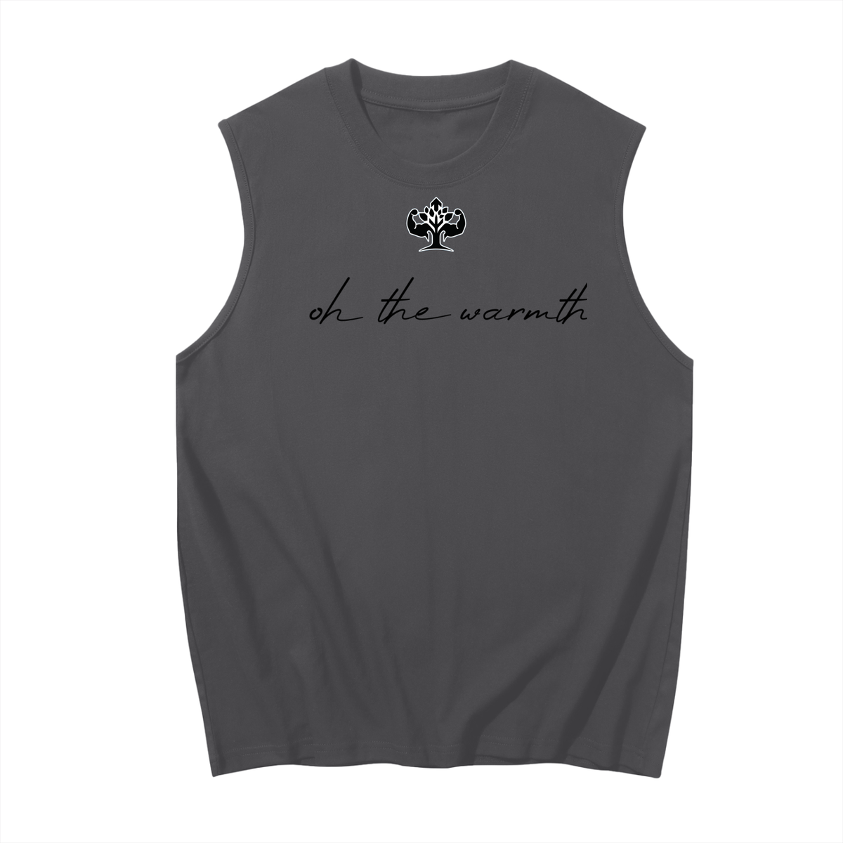 Men's Sleeveless Cotton Tank Top { Part of the oh the warmth collection]
