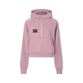 Cropped Half-Zip Hoodie [part of the blossom league collection]