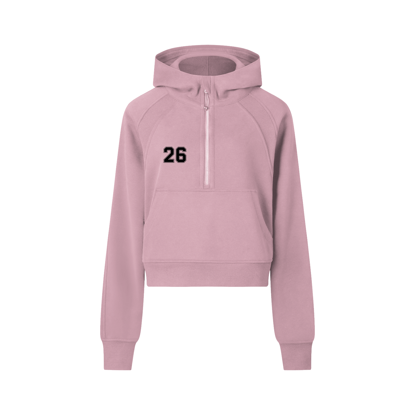 Cropped Half-Zip Hoodie [part of the blossom league collection]